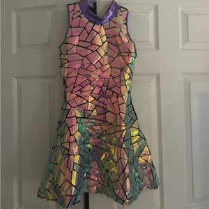 NWT disco holographic dress